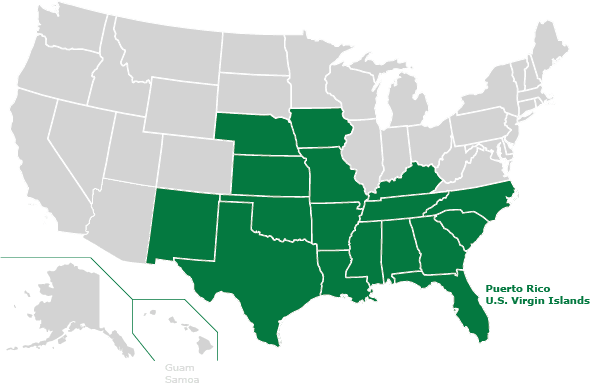 RegionII Map