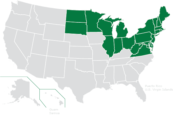 RegionI Map